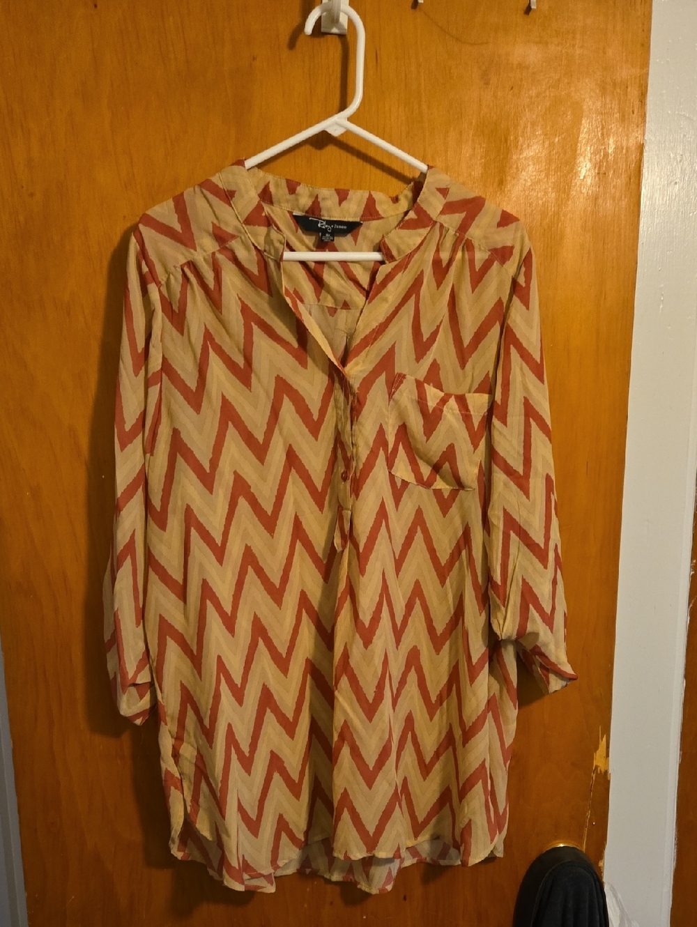 Riley+James Chevron Blouse